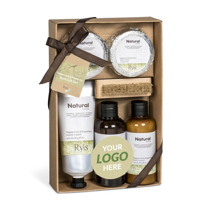 Ryis Peppermint & Rosemary Bath Set