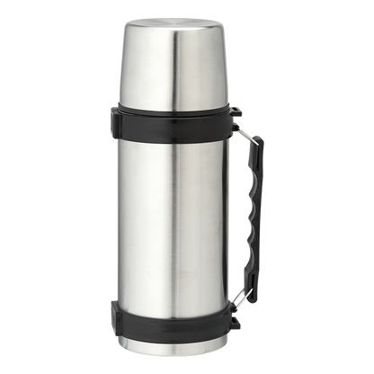 1l Stainless Steel Travel Flask with Carry Handle