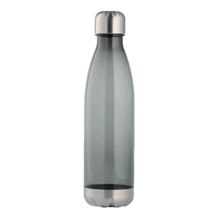 Tritan Water Bottle with Stainless Steel Bottom and Cap - 1 Litre