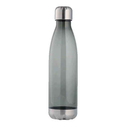 Tritan Water Bottle with Stainless Steel Bottom and Cap - 1 Litre