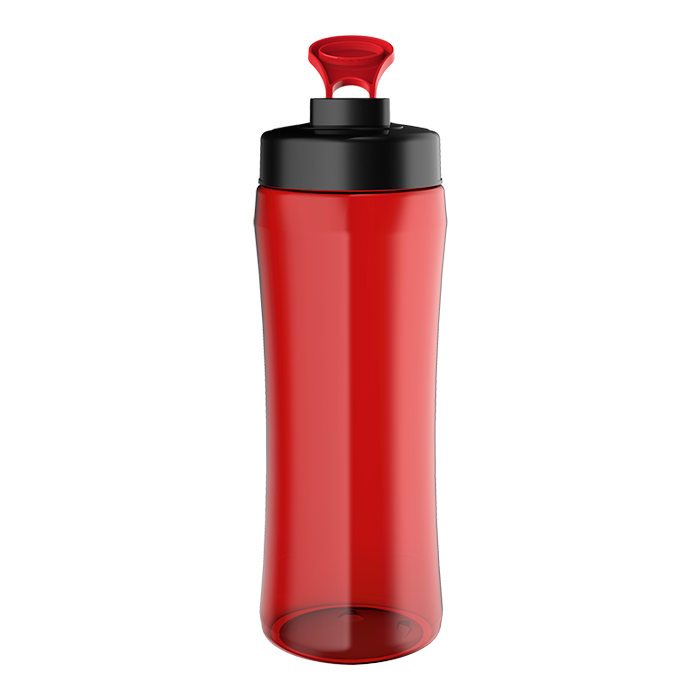 PET Triangular Shaped Water Bottle With Flip Cap - 750ml