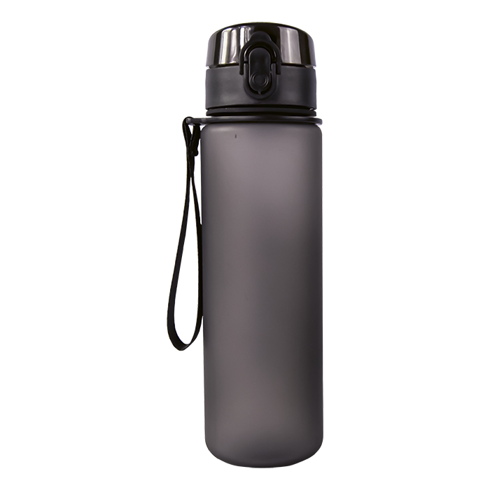 Frosted Cylinder Water Bottle - 600ml