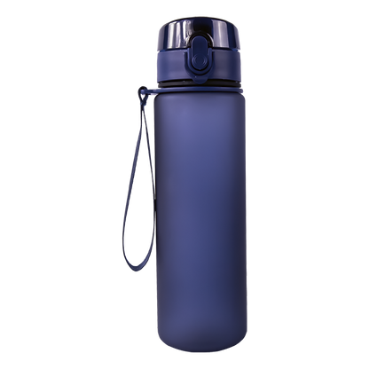 Frosted Cylinder Water Bottle - 600ml