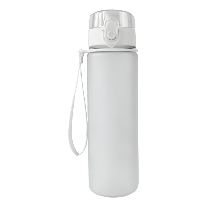 Frosted Cylinder Water Bottle - 600ml