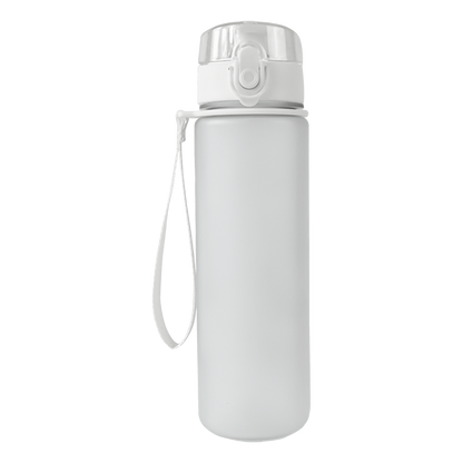 Frosted Cylinder Water Bottle - 600ml