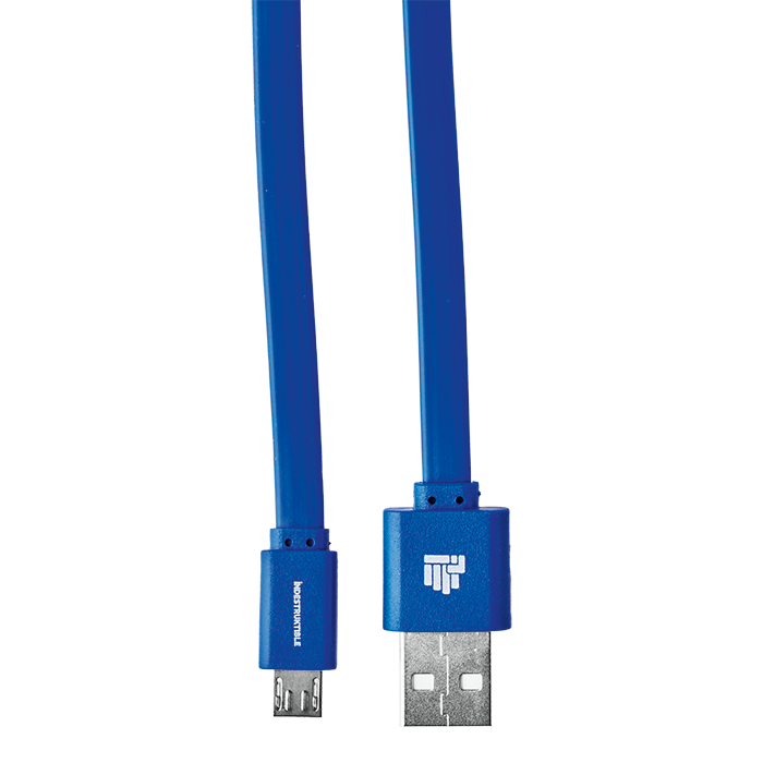 IND USB 2.0 To Micro Flat Cable