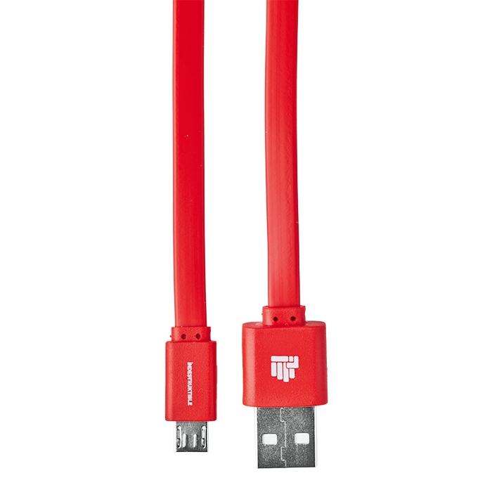 IND USB 2.0 To Micro Flat Cable