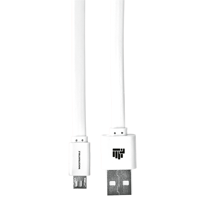 IND USB 2.0 To Micro Flat Cable