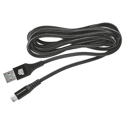 IND 1.8m Nylon Braided Micro-USB Cable