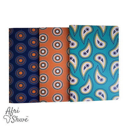 AfriShwe A5 Journals - 3-Pack