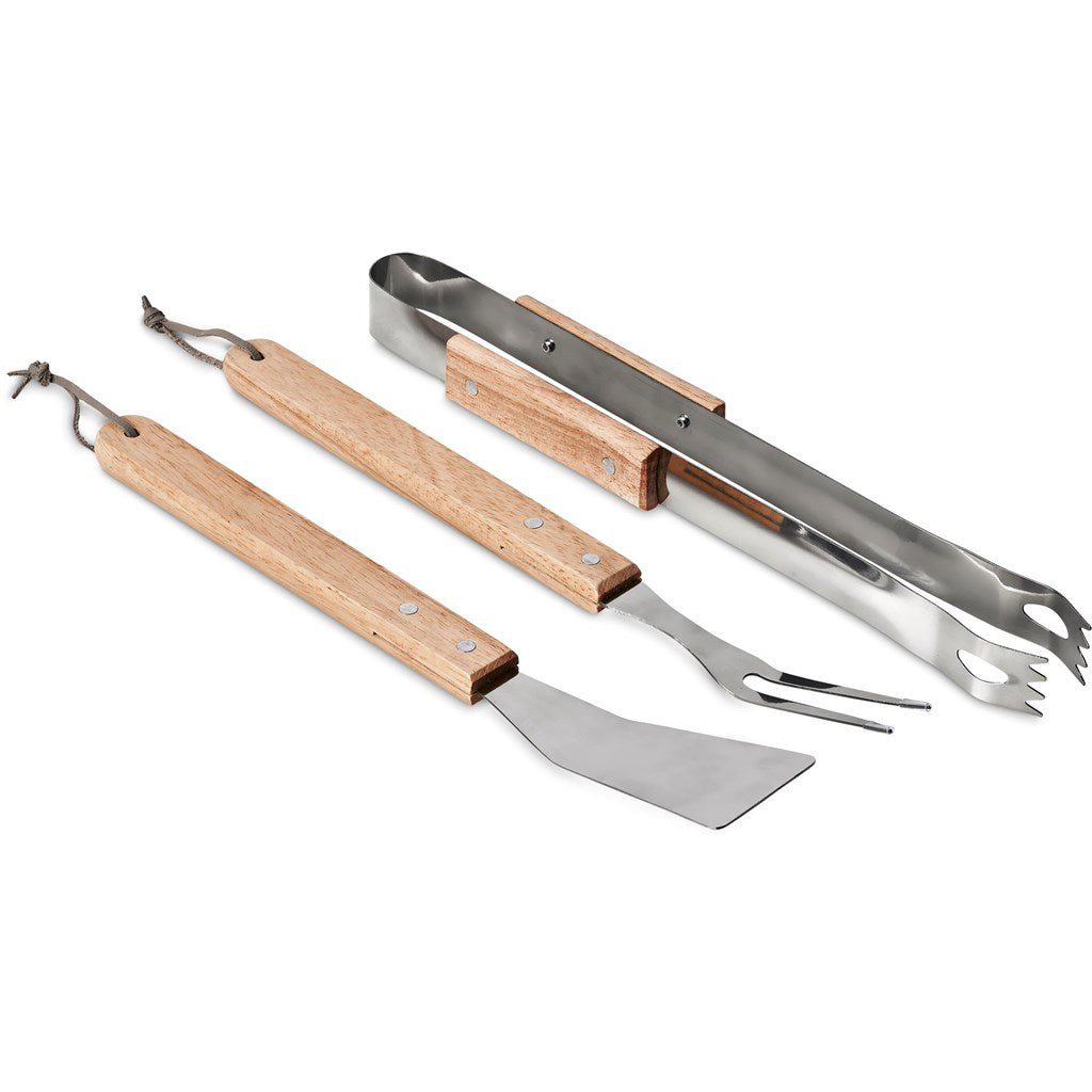 Altitude Palma Bamboo 3-Piece Braai Set