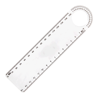 15cm Ruler with Protractor