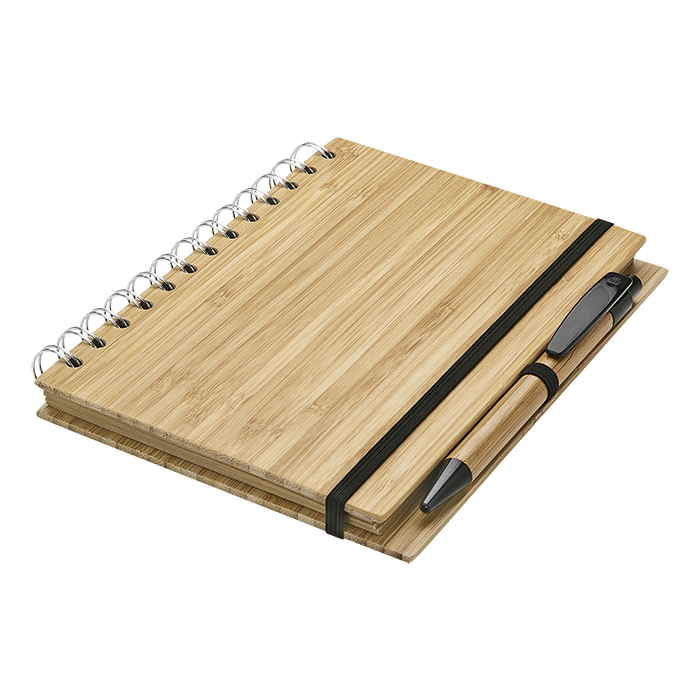 A5 Bamboo Notebook and Pen