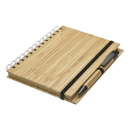 A5 Bamboo Notebook and Pen