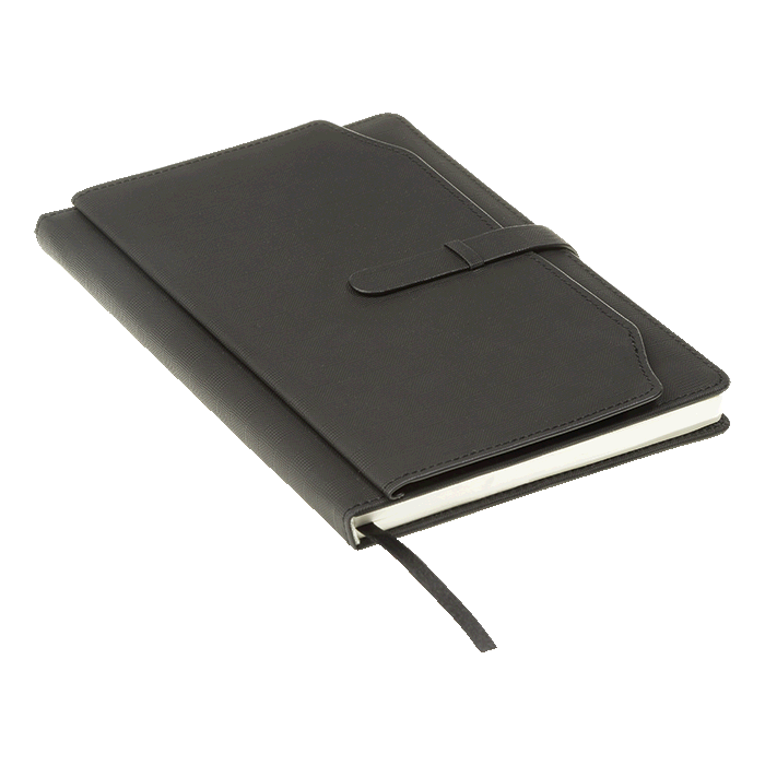 A5 Notebook with Outer Pouch