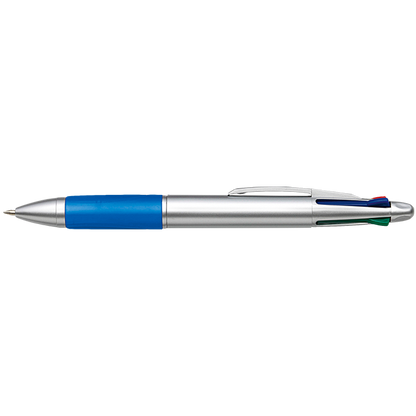 4 Colour Ballpoint Pen with Rubber Grip