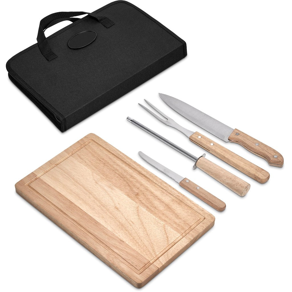 Brenton 5-Piece Braai & Carving Set