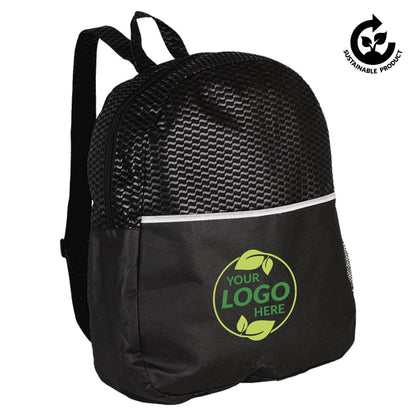 Wave Design Backpack - Non-Woven