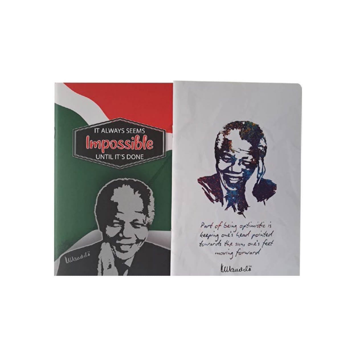 Mandela Rainbow A5 Journals 2-Pack