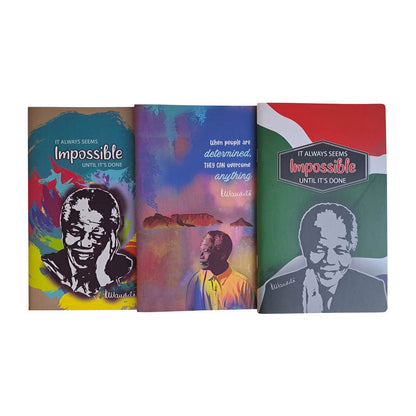 Mandela Rainbow A5 Journals 3-Pack