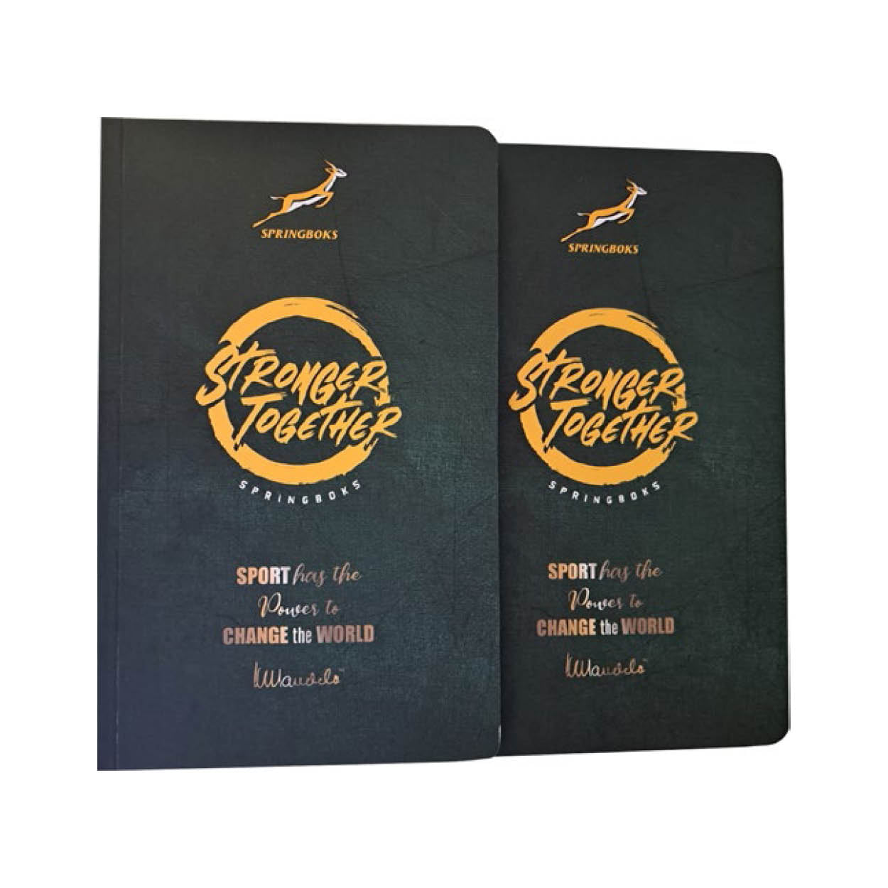 Mandela Springboks A5 Journal 2-Pack