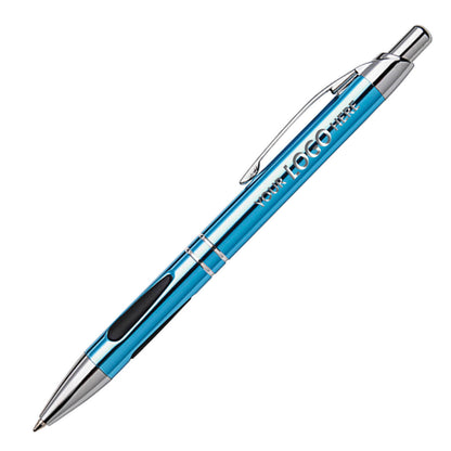 Metal Ergonomic Grip Ballpoint Pen