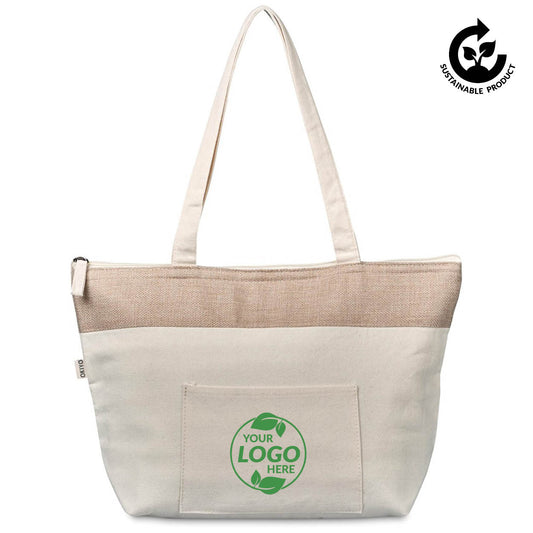 Okiyo Arshi Cotton & Jute 12 Can Lunch Cooler