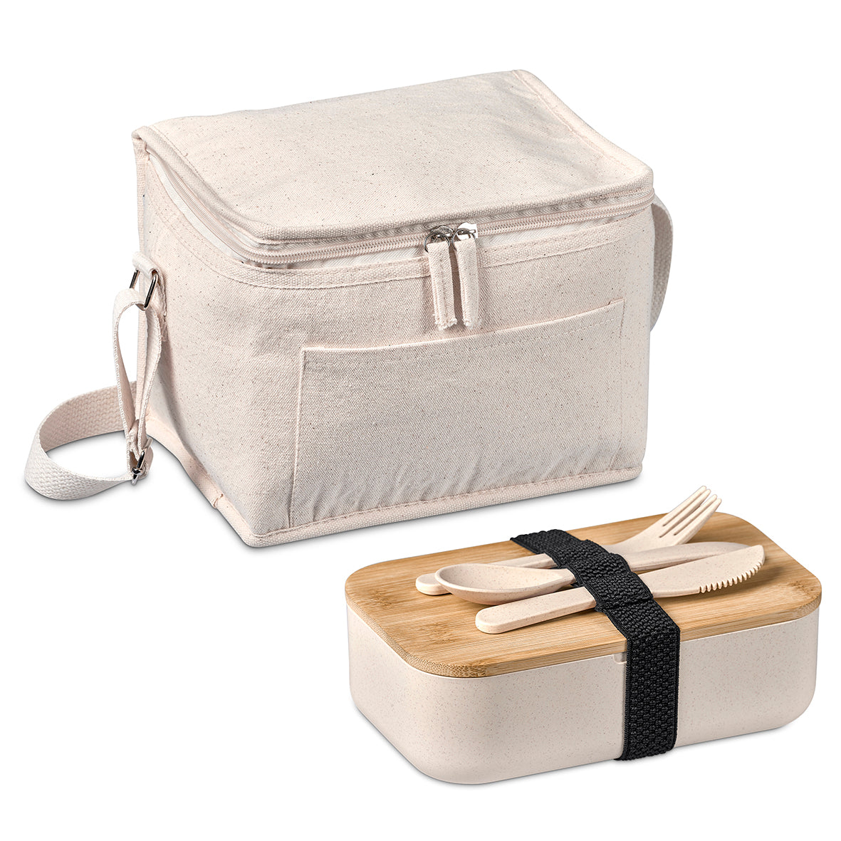 Okiyo Kura Cotton & Wheat Straw Lunch Set