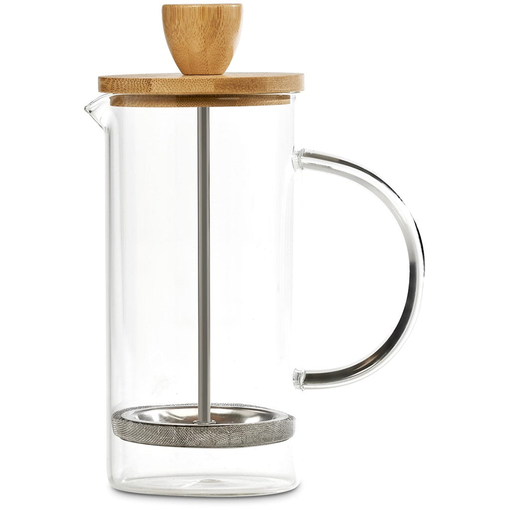 Okiyo Osu Glass & Bamboo Coffee Plunger - 350ml