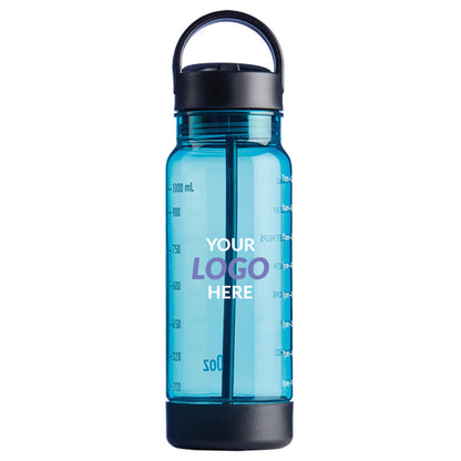 Torrent Water Bottle with Straw - 1 Litre