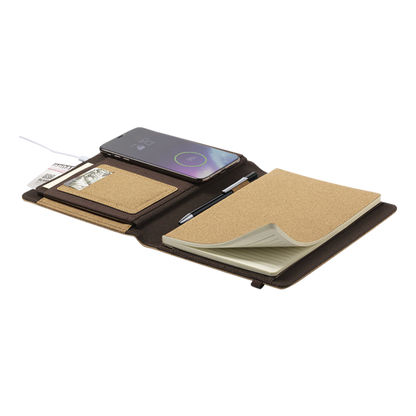 Toskan Notebook With Wireless Charger