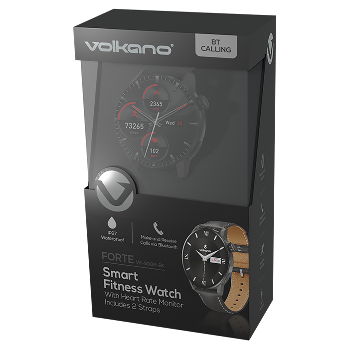 Volkano Forte Series Smart Watch with Heart Rate Monitor