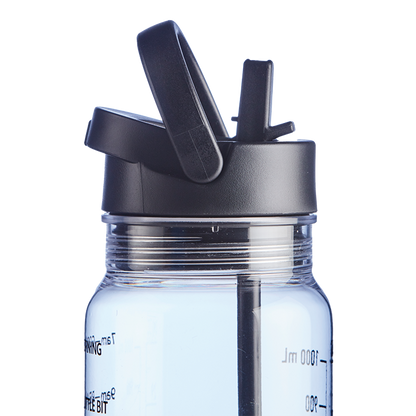 Torrent Water Bottle with Straw - 1 Litre