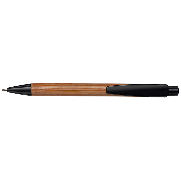 Bamboo Ballpoint Pen with Plastic Trims