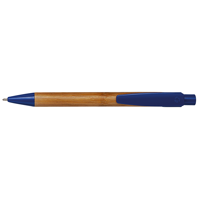 Bamboo Ballpoint Pen with Plastic Trims