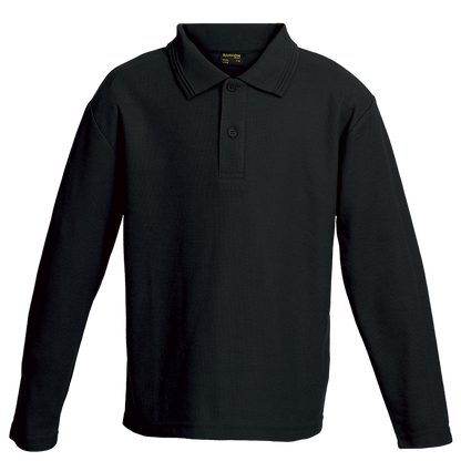 Kiddies Pique Knit Long Sleeve Golfer - 175g