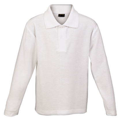 Kiddies Pique Knit Long Sleeve Golfer - 175g