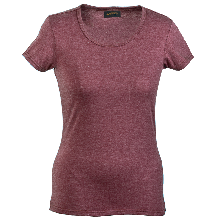 Ladies Mélange Crew Neck T-Shirt