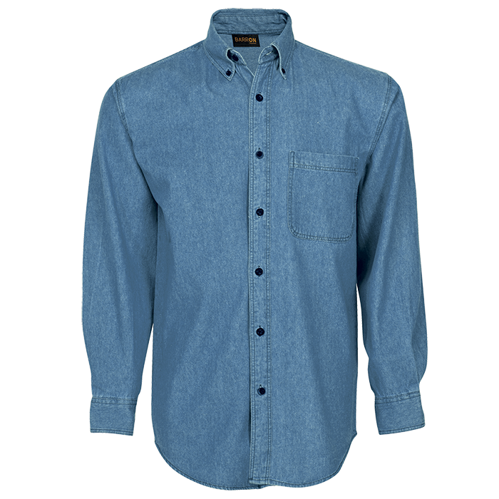 Men's Denim Shirt Long Sleeve