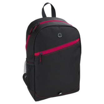 Backpack With Contrast Colour Diagonal Zip