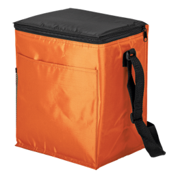 12 Can Cooler with 2 Exterior Pockets - 70D - PEVA Lining