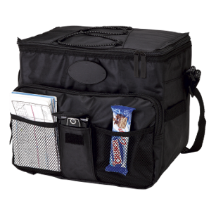 18 Can Cooler with 2 Front Mesh Pockets